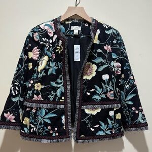 NWT Loft Outlet Floral Blazer